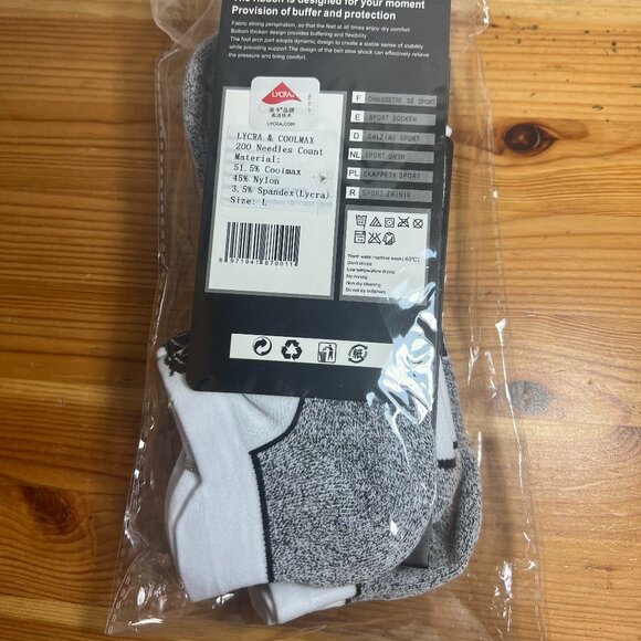 Compression Socks for Men Women(3 pairs), No Show Running Low Cut Socks,Plantar - Picture 2 of 2